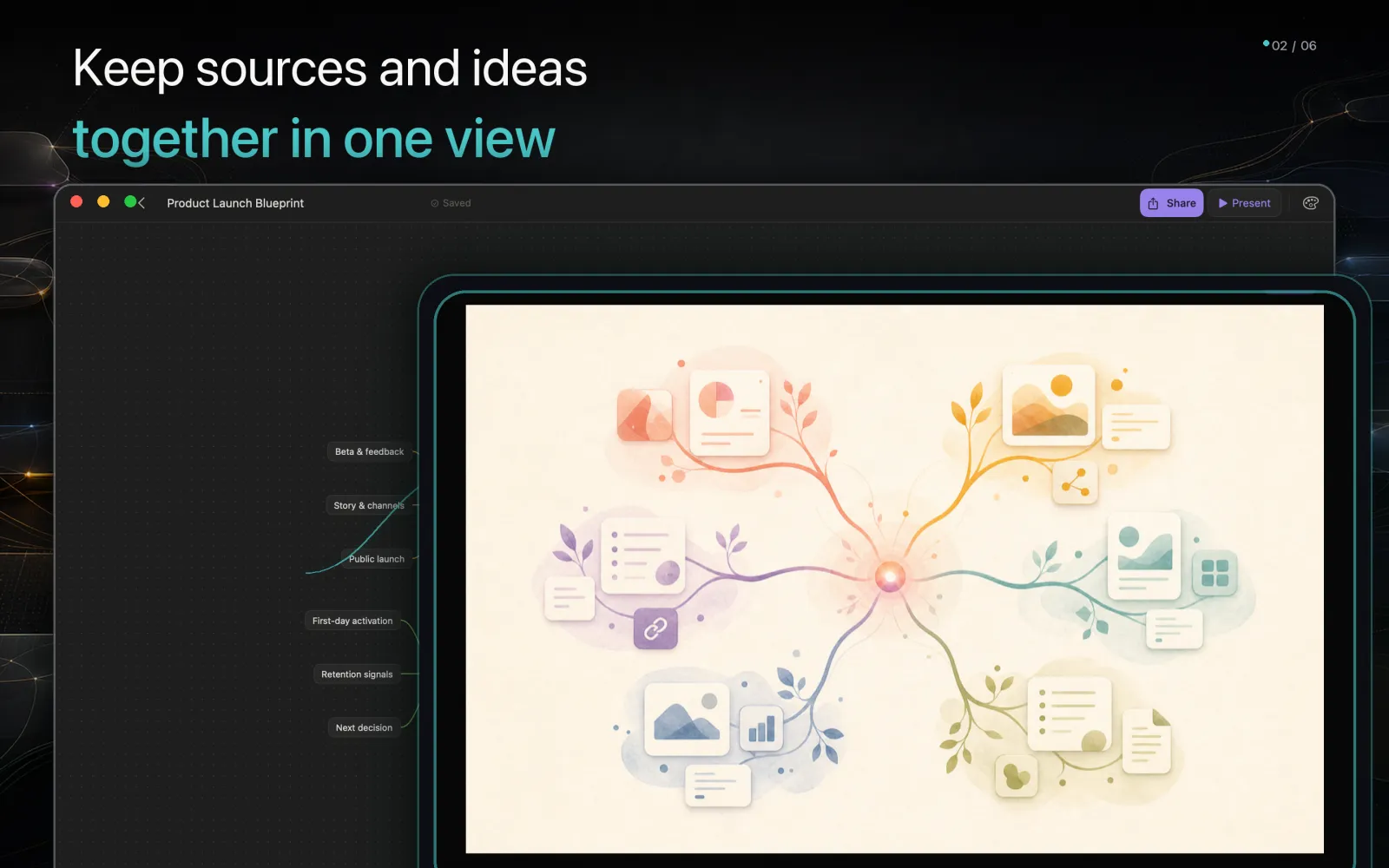 Current HMind macOS editor previewing an image attachment above its source map